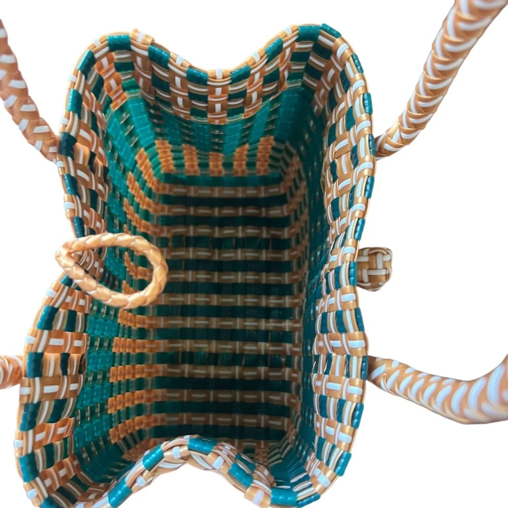 New Bold‎ Handwoven Recycled Small Tote Bag